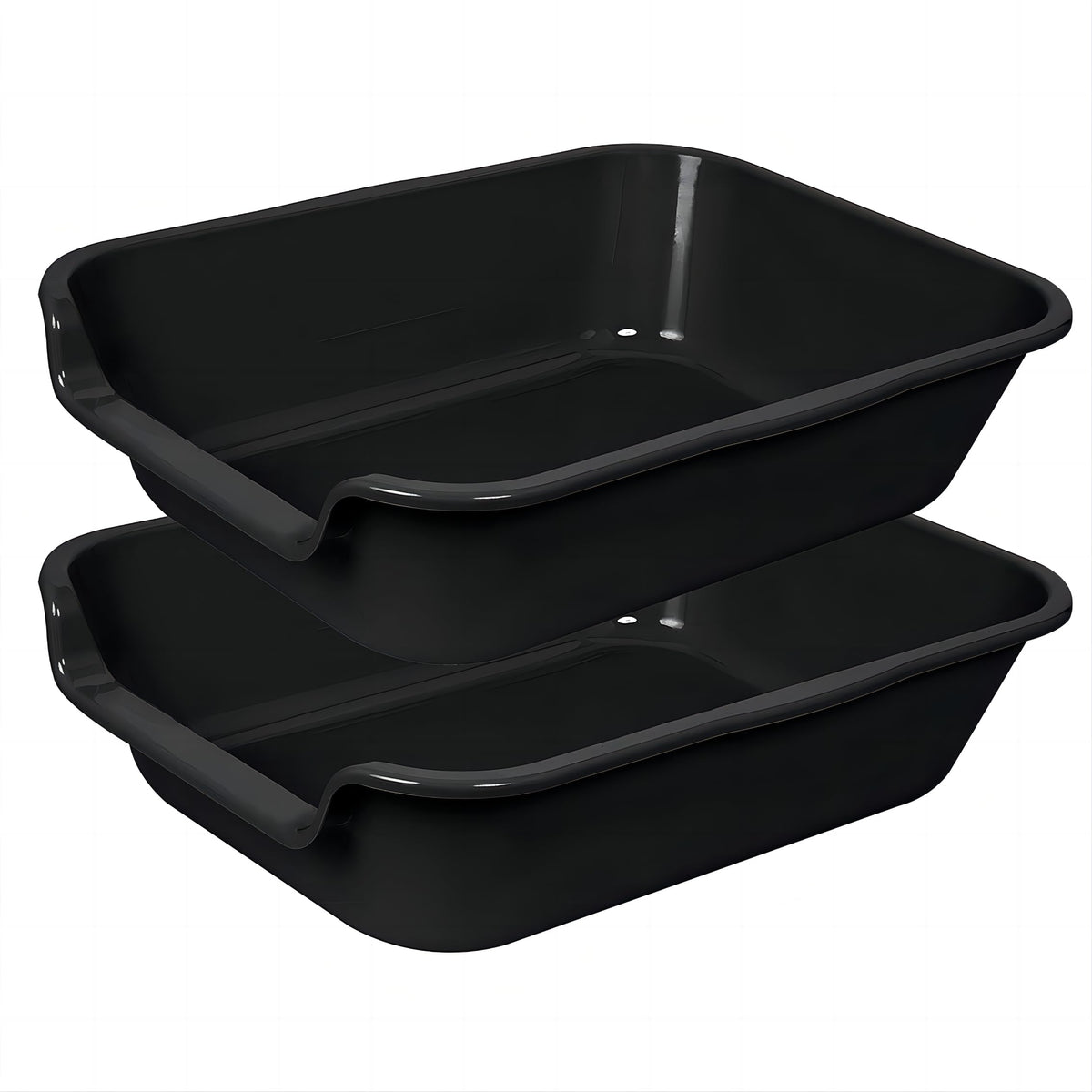 Ying Tutu extra-large cat litter box front view for big cats and multi-cat homes.