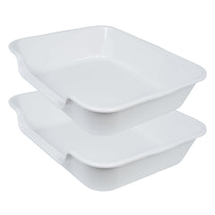 Ying Tutu extra-large litter box gray top view shows spacious space for big cats