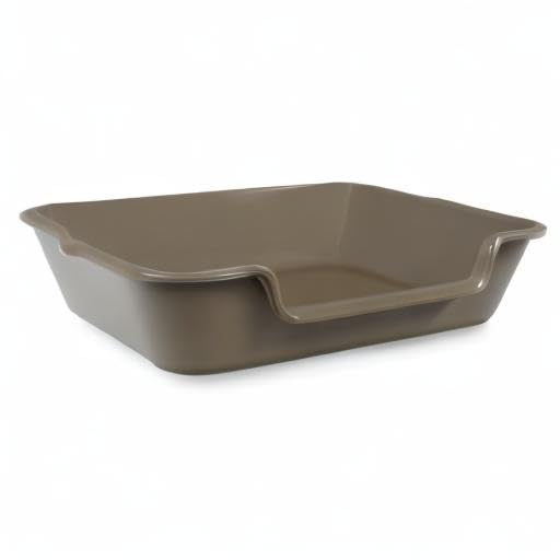 Ying Tutu kitten-training litter box supports behavioral training with spacious entry.