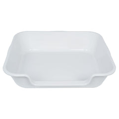 Ying Tutu litter box low-entry profile enables easy access for seniors and mobility-challenged cats