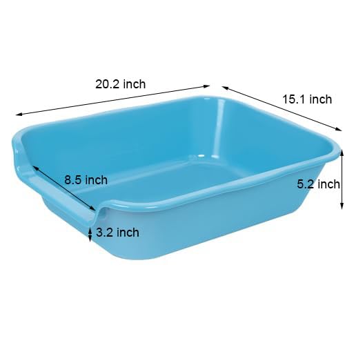 Ying Tutu low-entry senior cat litter box facilitates easier access