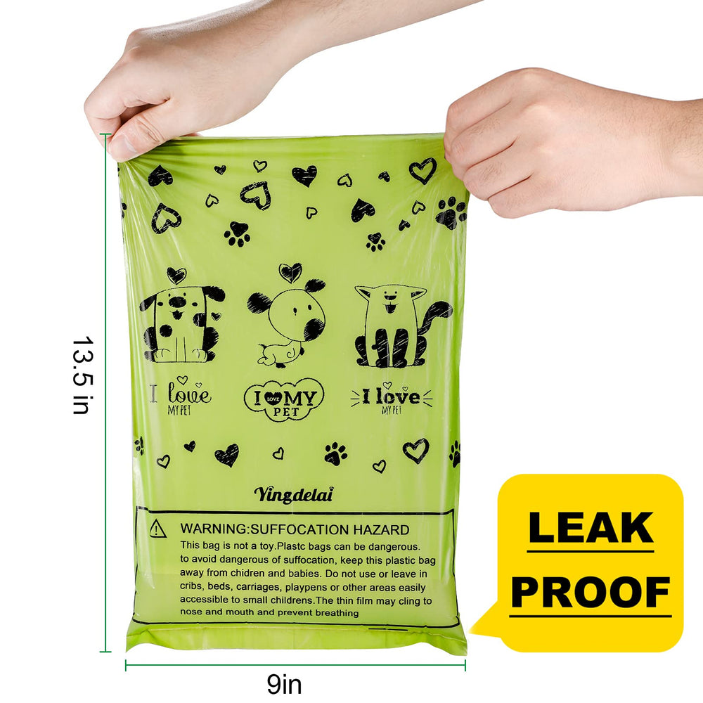 Yingdelai easy tear-off poop bags for quick bag changes on outdoor outings.