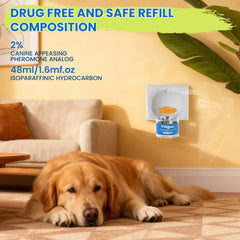 Yingsu dog calming diffuser bottle-refill highlights long-lasting diffusion for ongoing calm.
