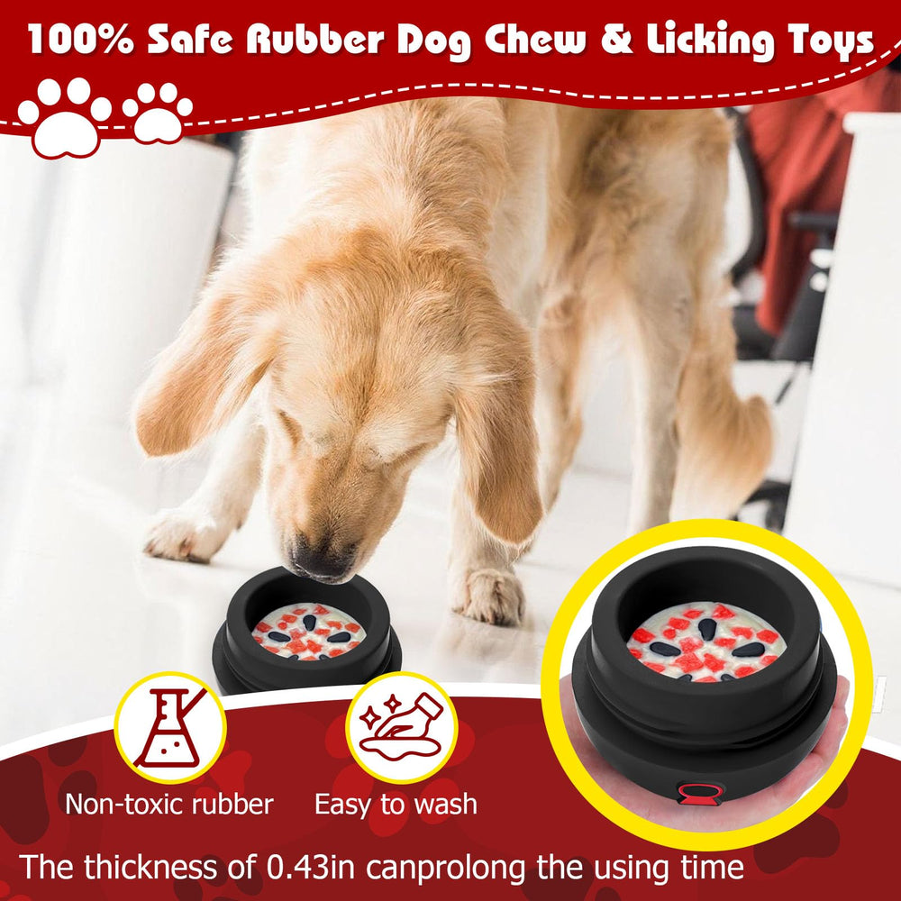 Yipetor 3In1 toy with licking molds for steady, soothing licking activity.