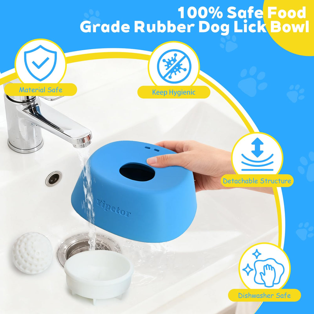 Yipetor dishwasher-safe dog bowl simplifies cleanup after liquids