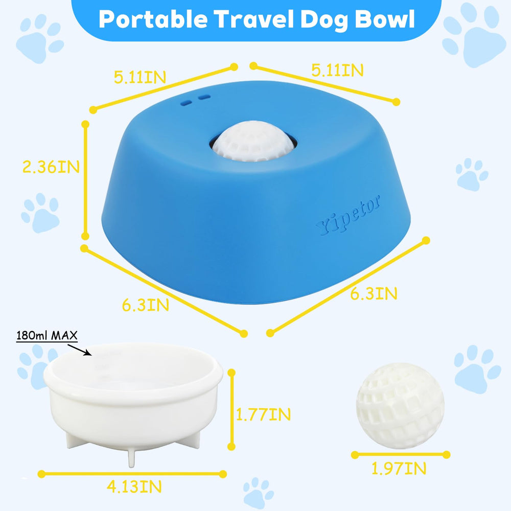 Yipetor versatile bowl suitable for large, medium, and small breeds