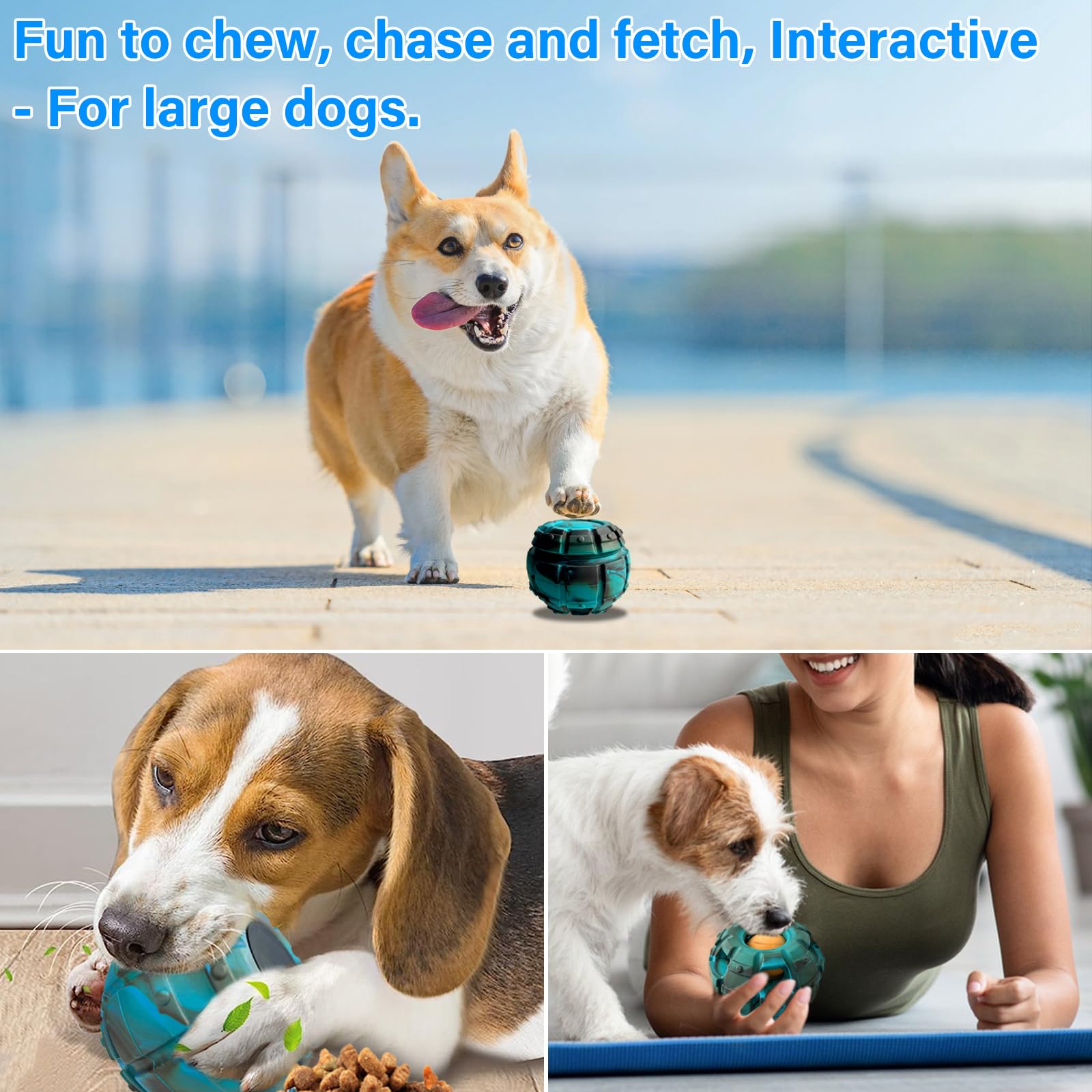 Yipetor frozen treat dispensing dog toy lid serves as a slow-feeder for calm eating.