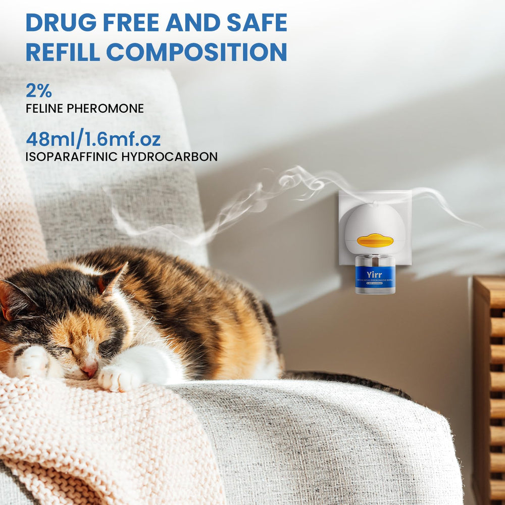 Yirr multicat diffuser two-units-pack suits multi-cat homes.