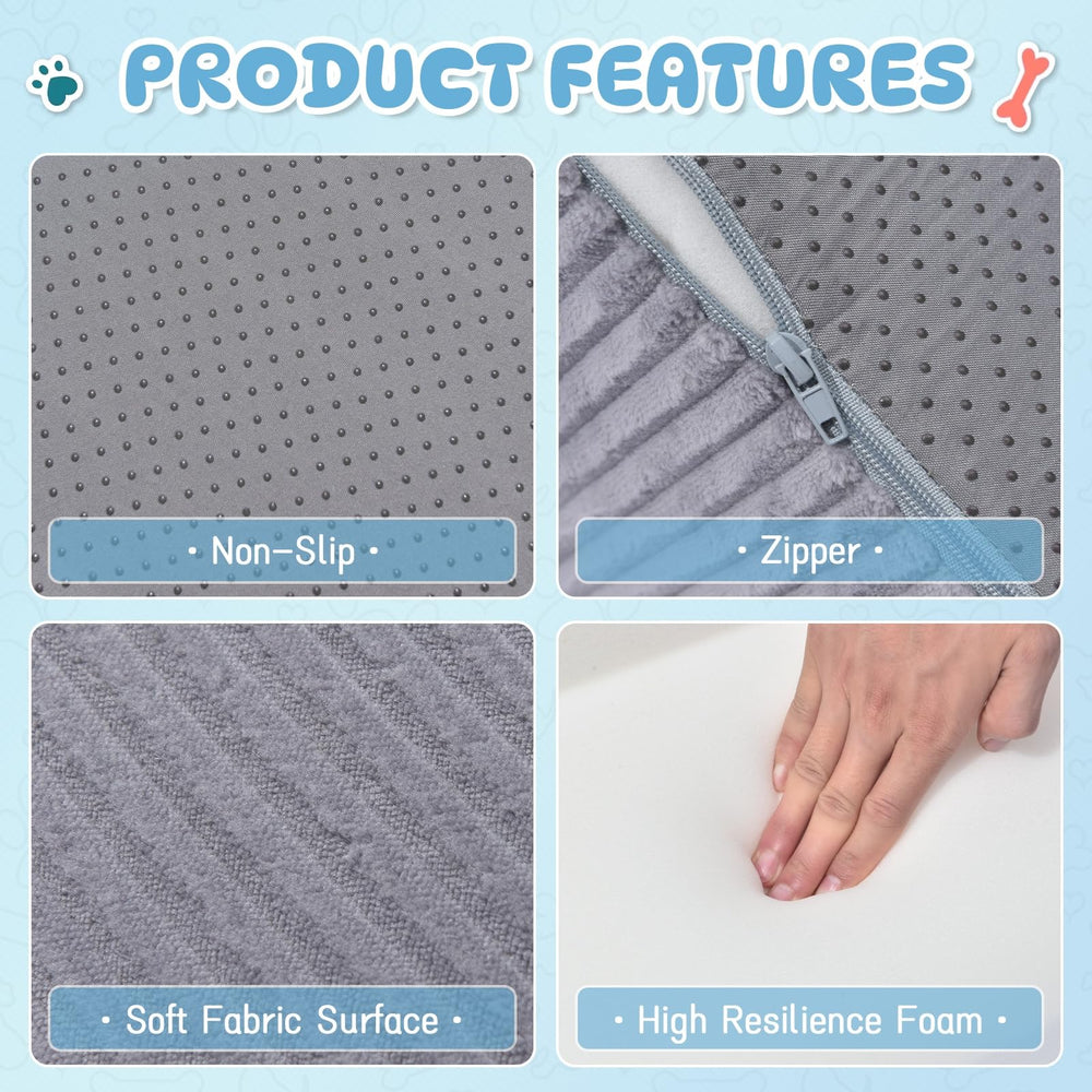 Yiruka dog stairs zipper cover removable for easy washing