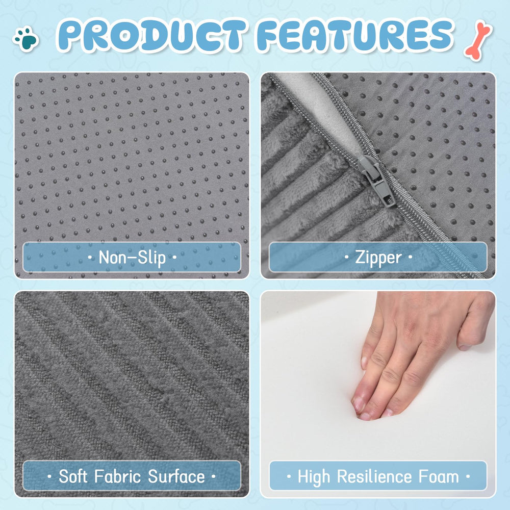 Yiruka dog steps foam-core reduces joint strain for small pets