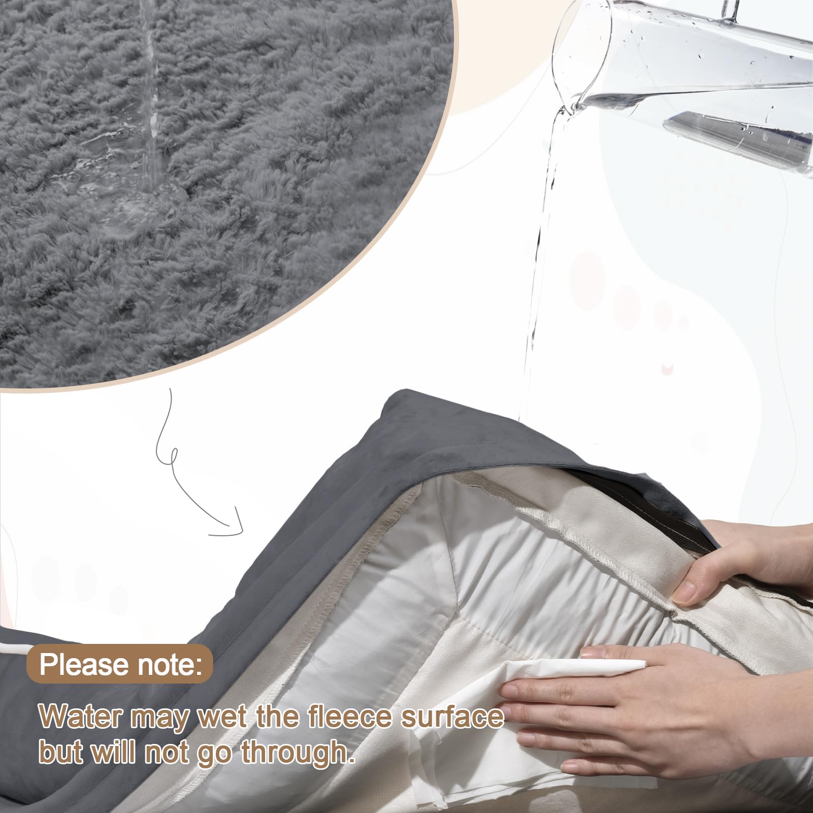 Yiruka non slip bottom stabilizes the bed on slick floors