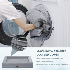 Yiruka XL bed removable cover designed for easy machine washing.