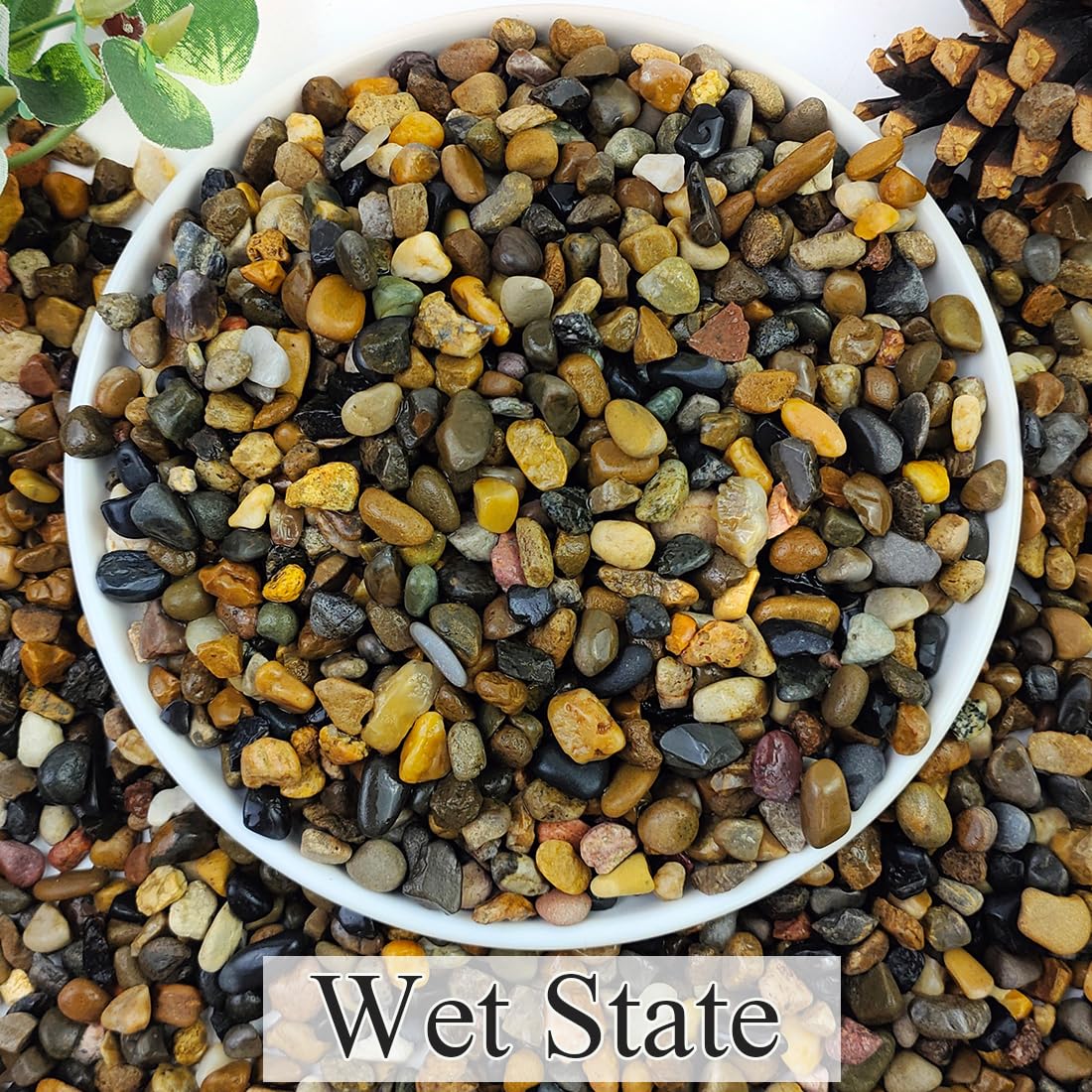 Piedras de YISZM para plantas, mejoran drenaje y aspecto decorativo.
