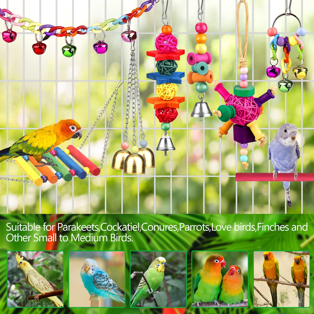 YIXUND perch-bells-rings: multisensory entertainment encouraging exploration.