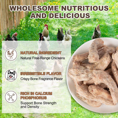Yizeril chicken necks packaging front shows single-ingredient grain-free appeal.