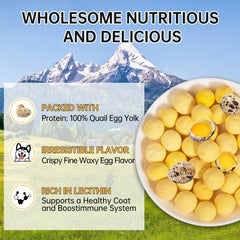Yizeril dog treat serving in a bowl shows easy feeding options.