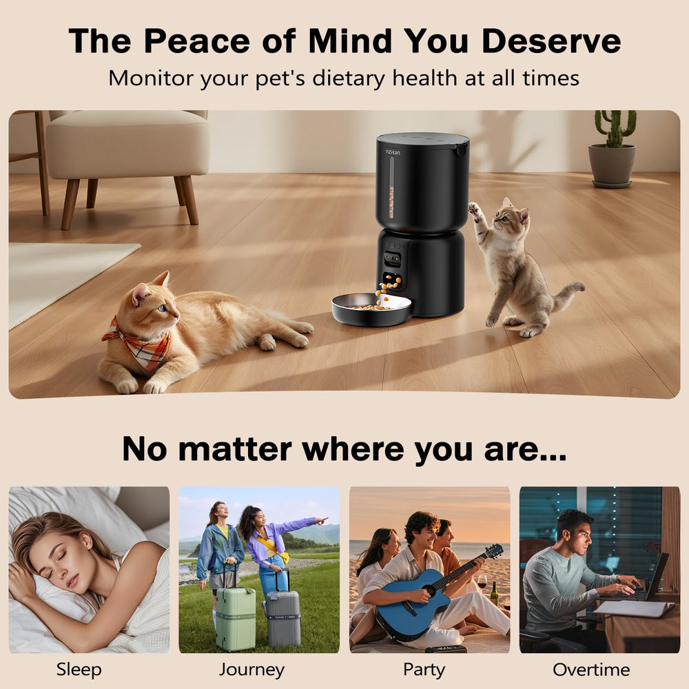 YIZFERN locking lid prevents curious pets from accessing food.