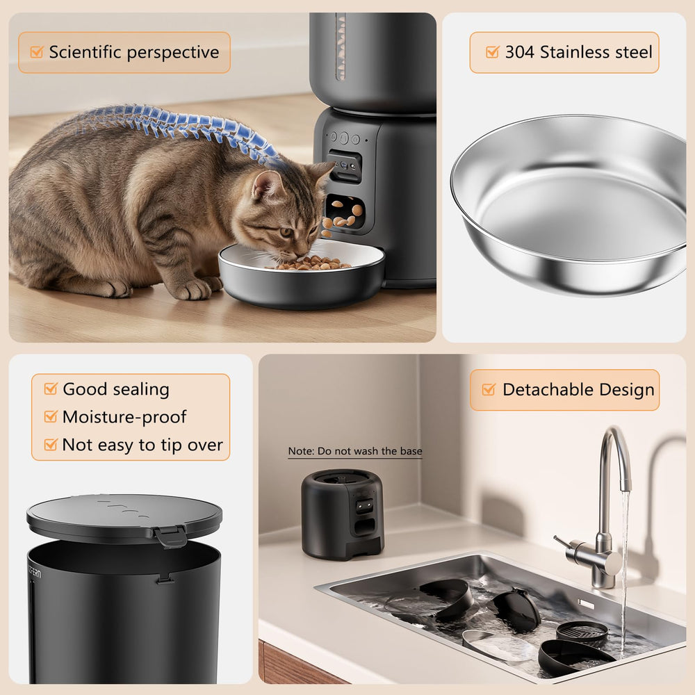 YIZFERN two-way audio lets you comfort your cat remotely.