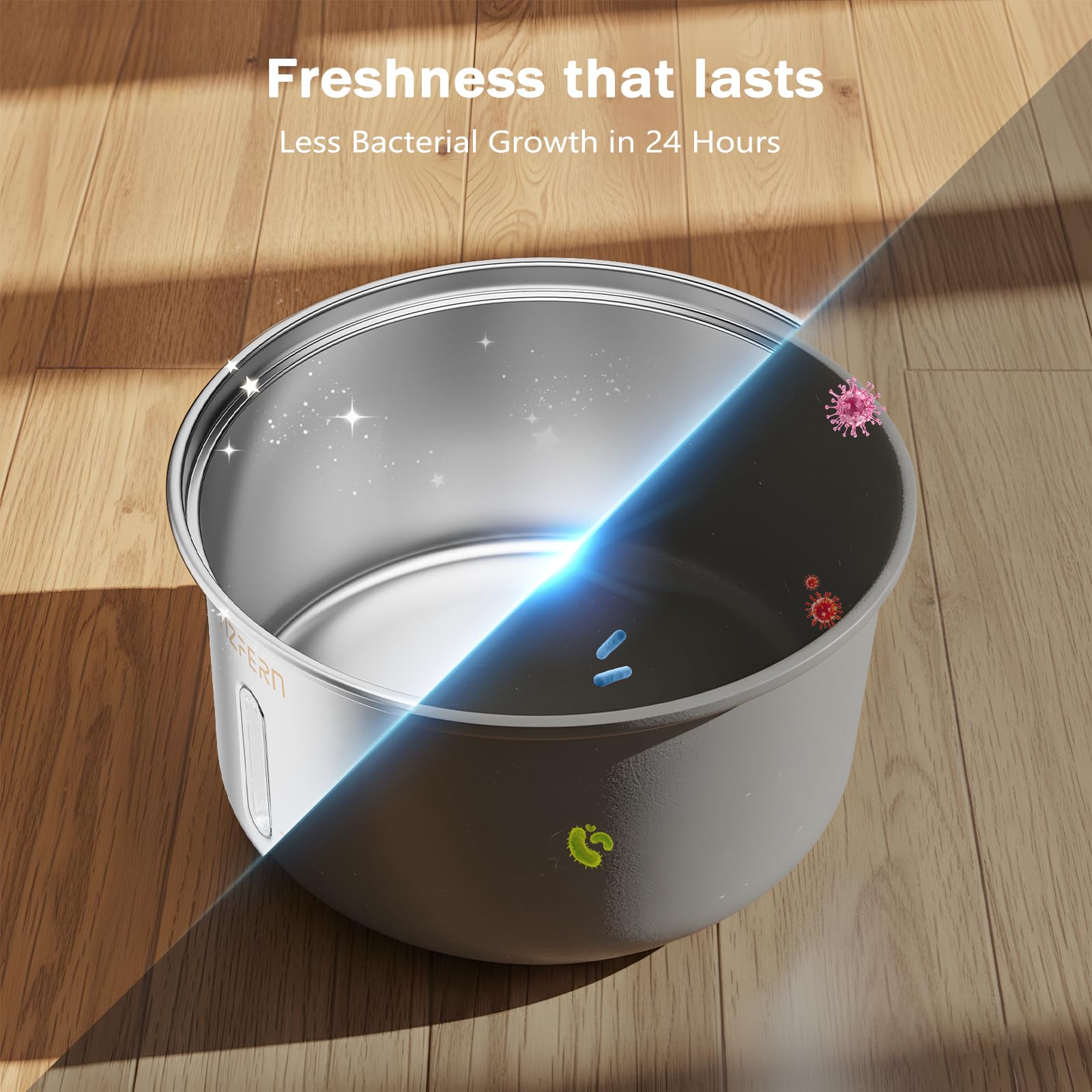 YIZFERN cat water fountain water level window enables quick checks.