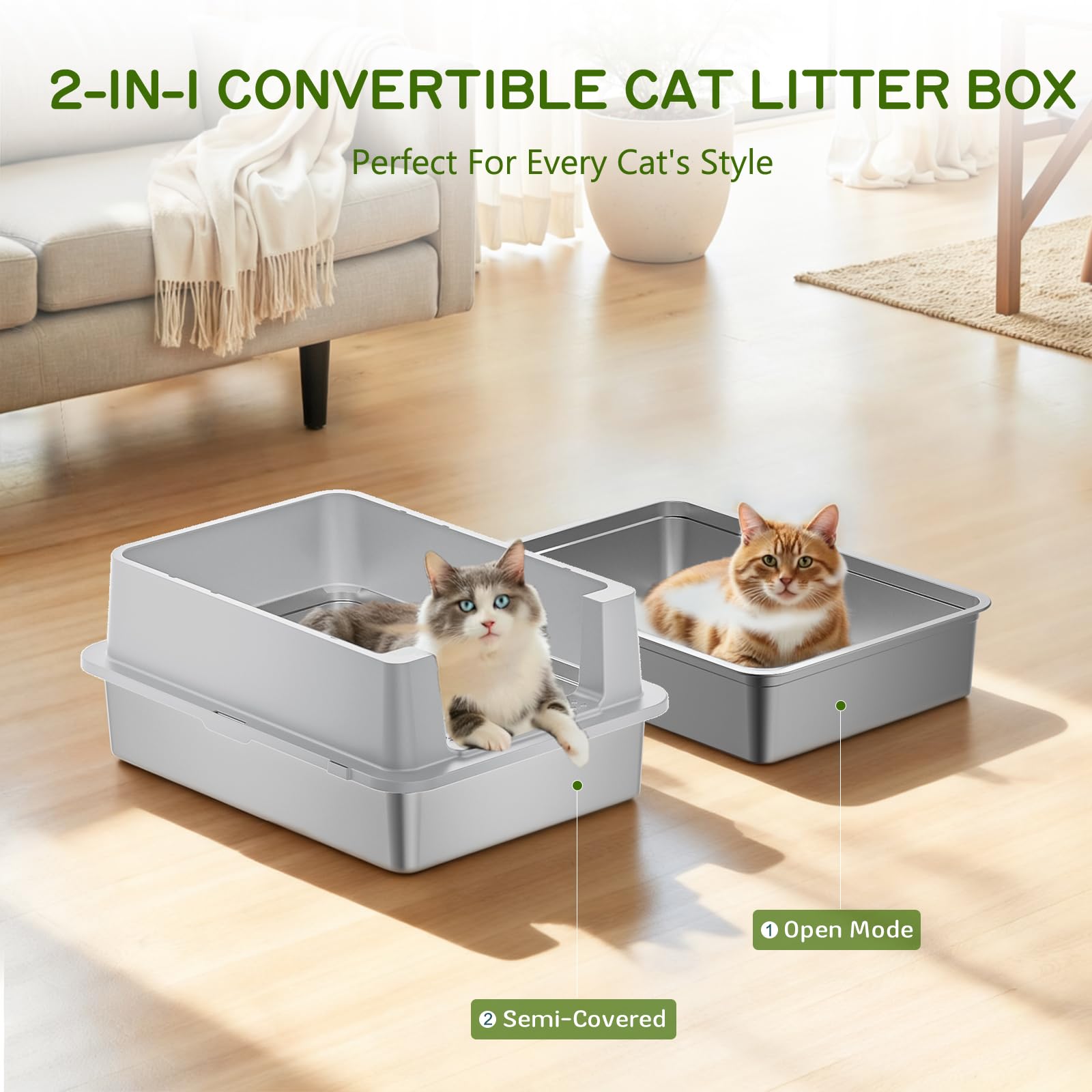 YIZFERN litter-tracking-pedal reduces litter tracking around the box