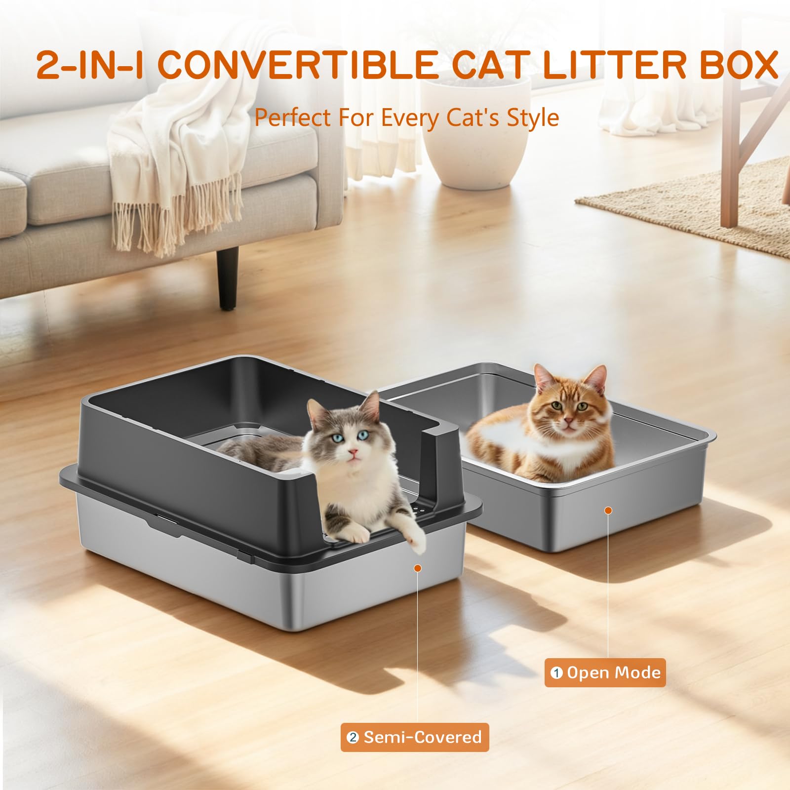 YIZFERN non-slip base stabilizes the box on slick floors
