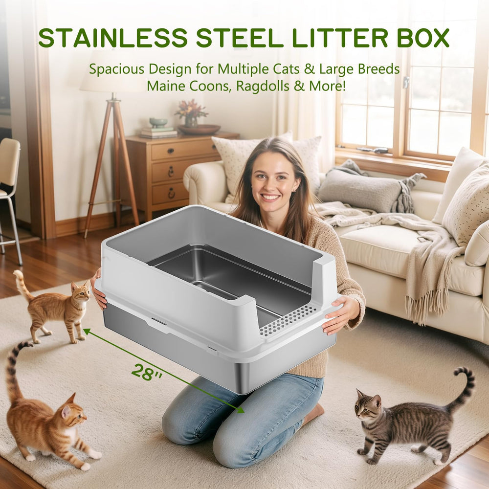 YIZFERN non-slip base keeps the box stable on busy floors