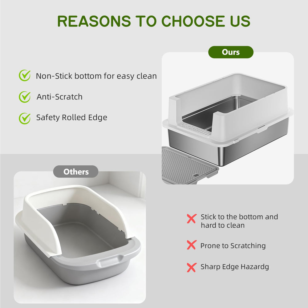 YIZFERN safety-rounded corners protect playful cats from bumps
