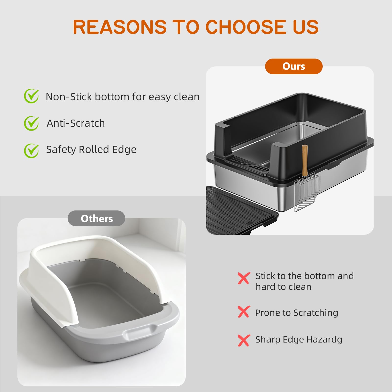 YIZFERN secure snap-clip closure on lid
