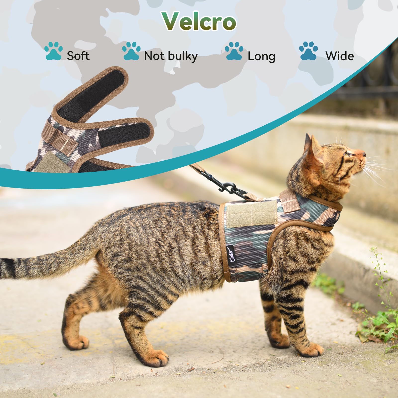 YIZHI MIAOW padded cat vest offers gentle comfort against delicate skin