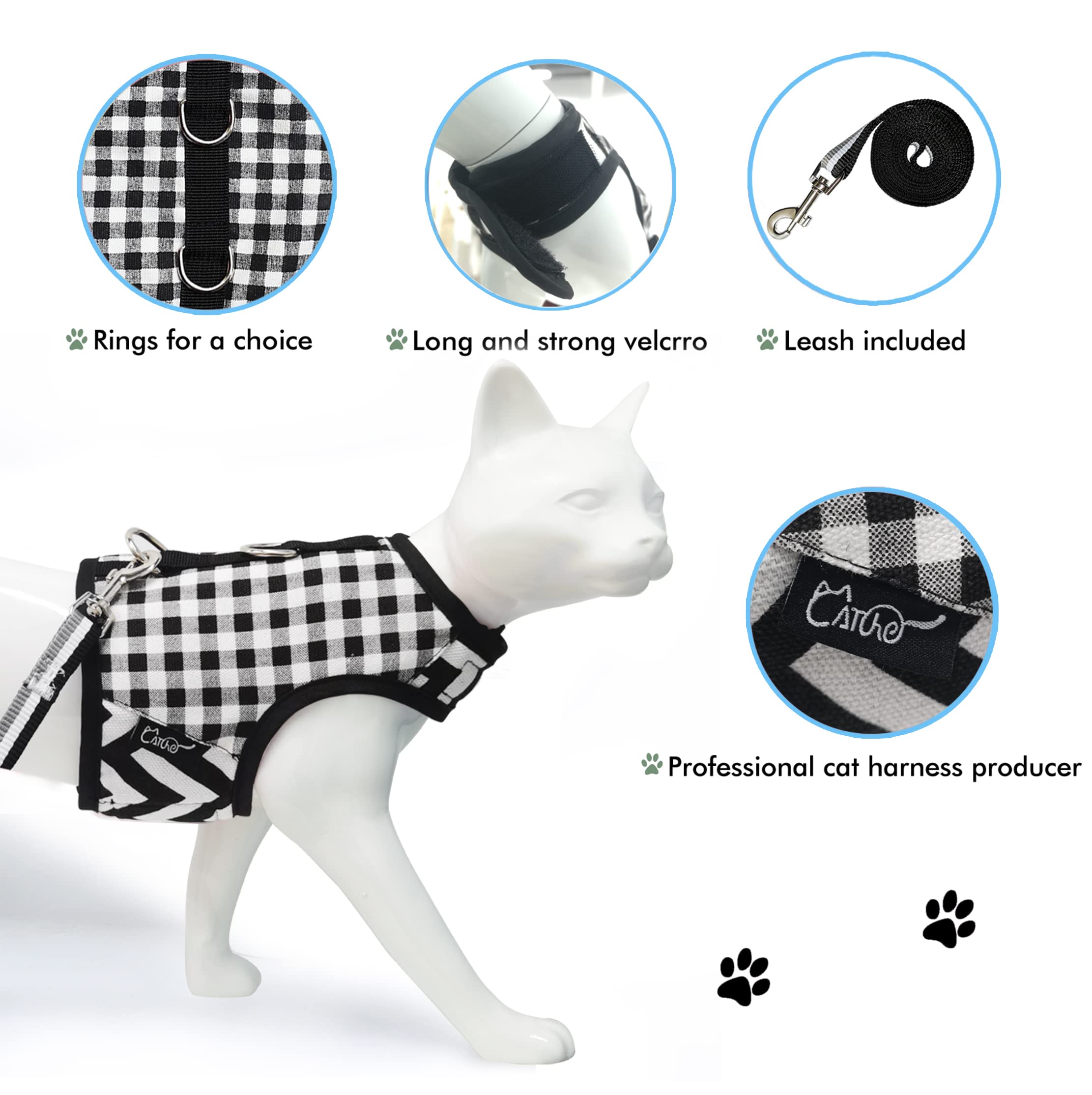 YIZHI MIAOW size chart measured chest and neck girths for proper selection