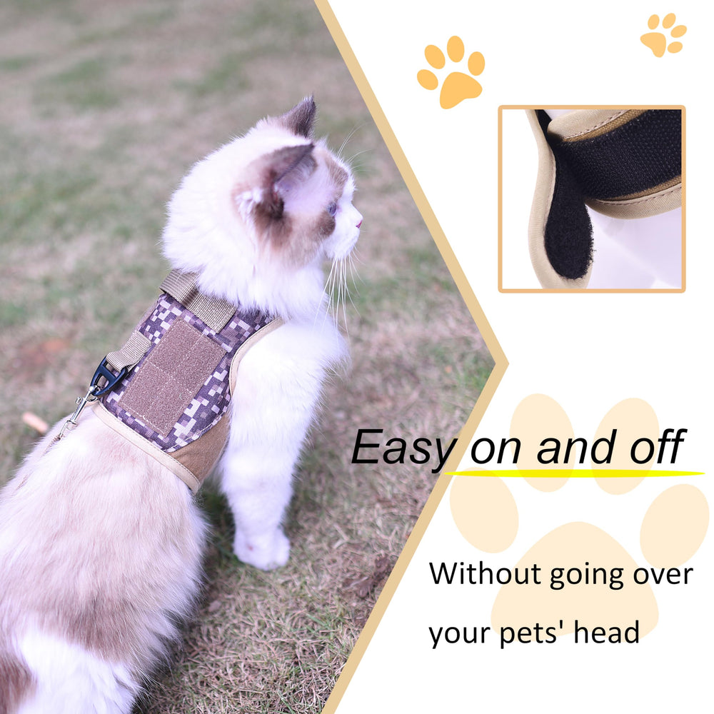 YIZHI MIAOW size-chart measurement image for proper, snug fit across breeds.