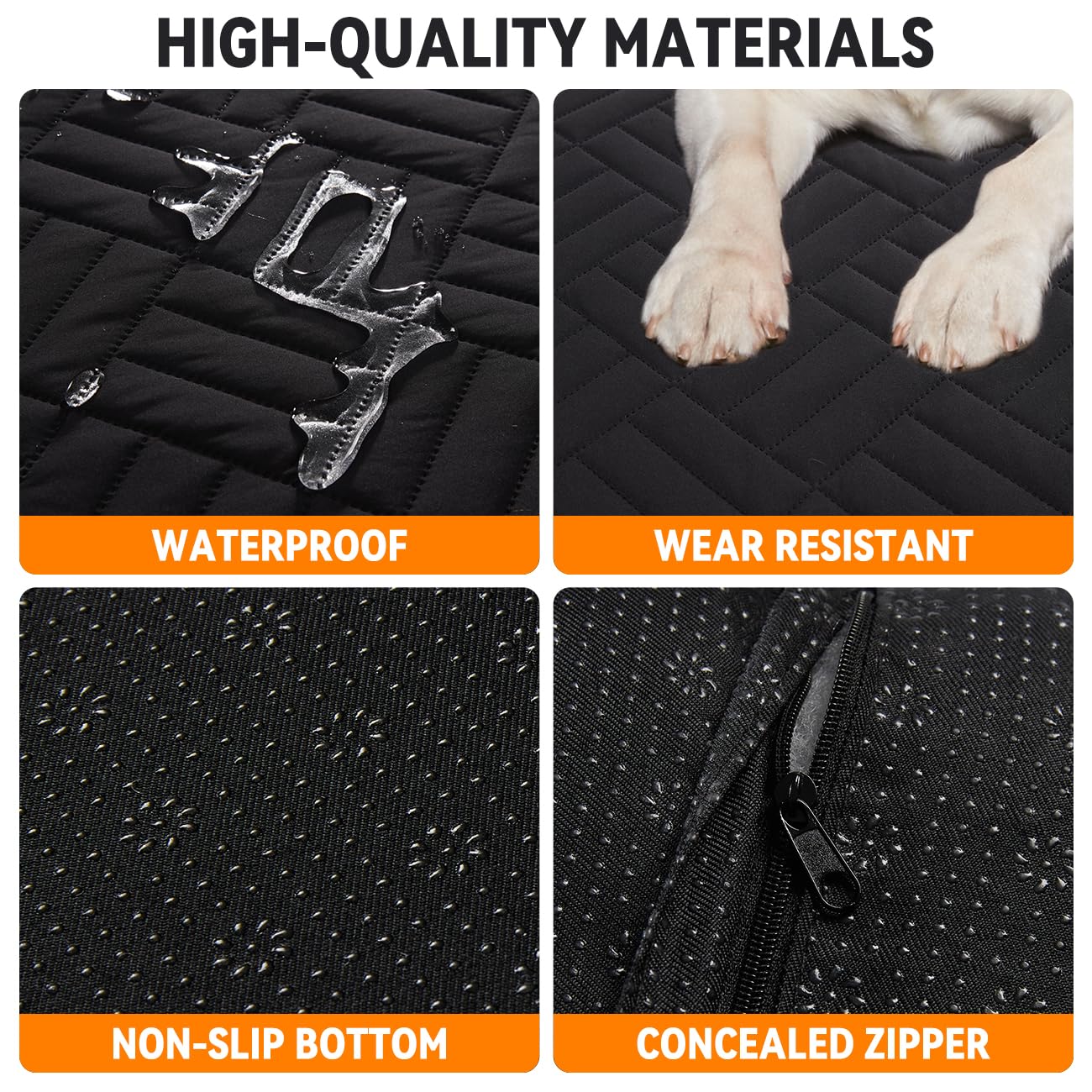 YJGF dog mat hammock-style cover provides protective setup