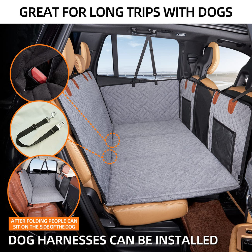 YJGF waterproof, non-slip fabric protects seats and reduces slipping during drives.