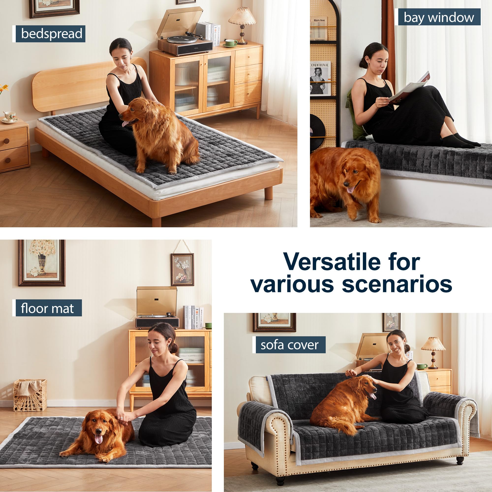 YJSMMXY pet-pad-blanket-multiuse serves as a cozy bed or rug.