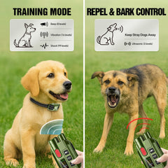 YJWFHPU remote control with LCD display enables precise, easy-on-the-fly training adjustments.