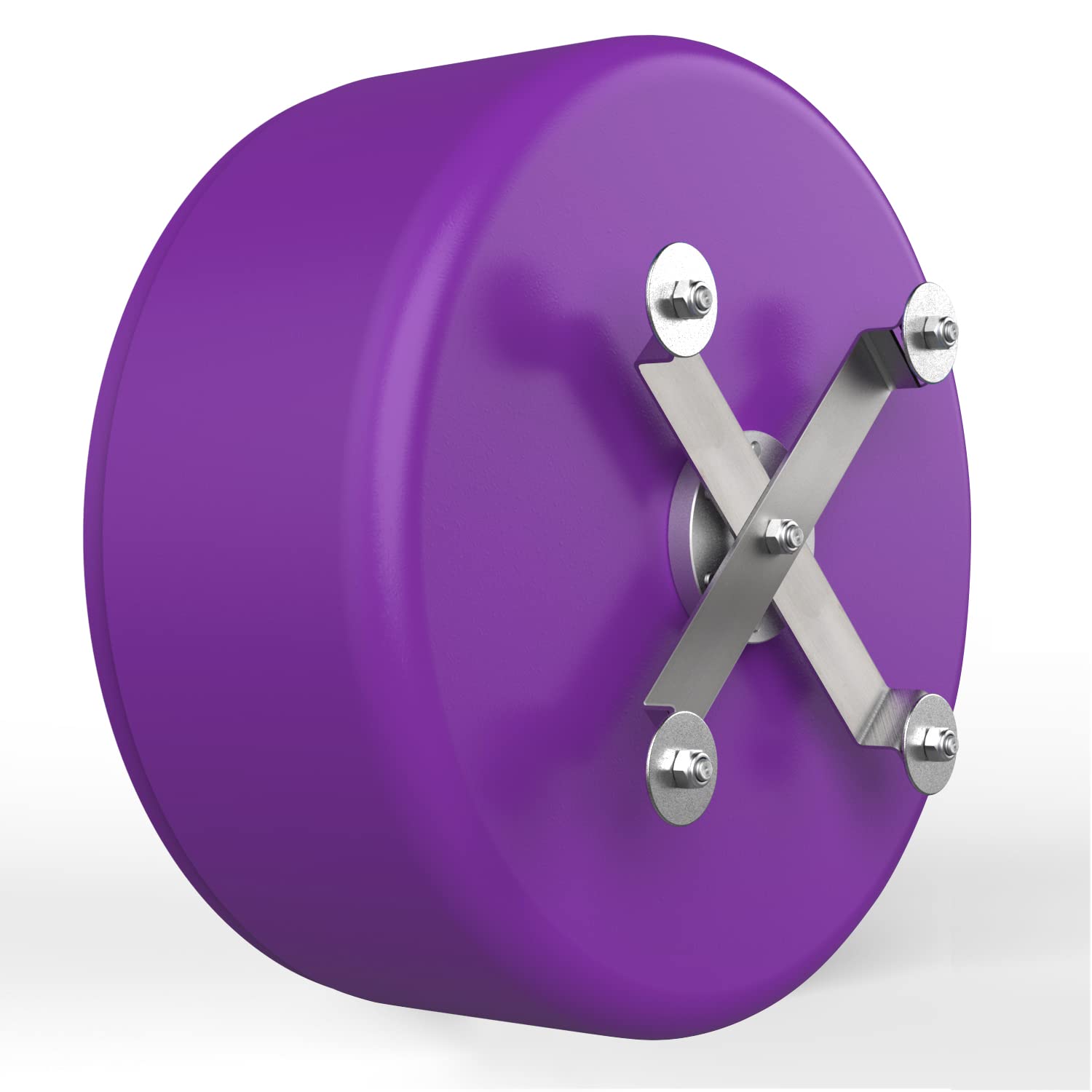 YKD 15-inch silent chinchilla wheel non-slip coating—improved grip