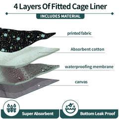 YKD absorbent cotton-core liner for a drier habitat.