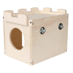 YKD Castle Chinchilla House dimensions help plan placement and space in cages.