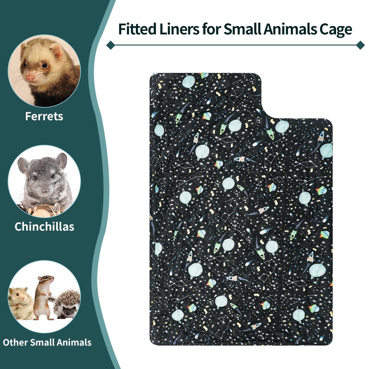 YKD fit for Ferret Nation and Critter Nation top-pan liners with secure fit.