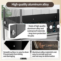 YKD scatter guard attached to cage shows durable, long-lasting design