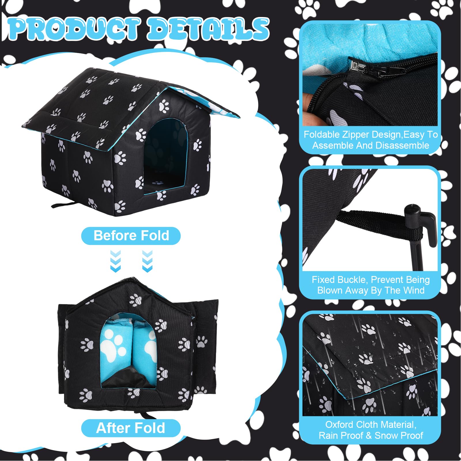 Ylinge pet blanket adds warmth and comfort for outdoor naps.
