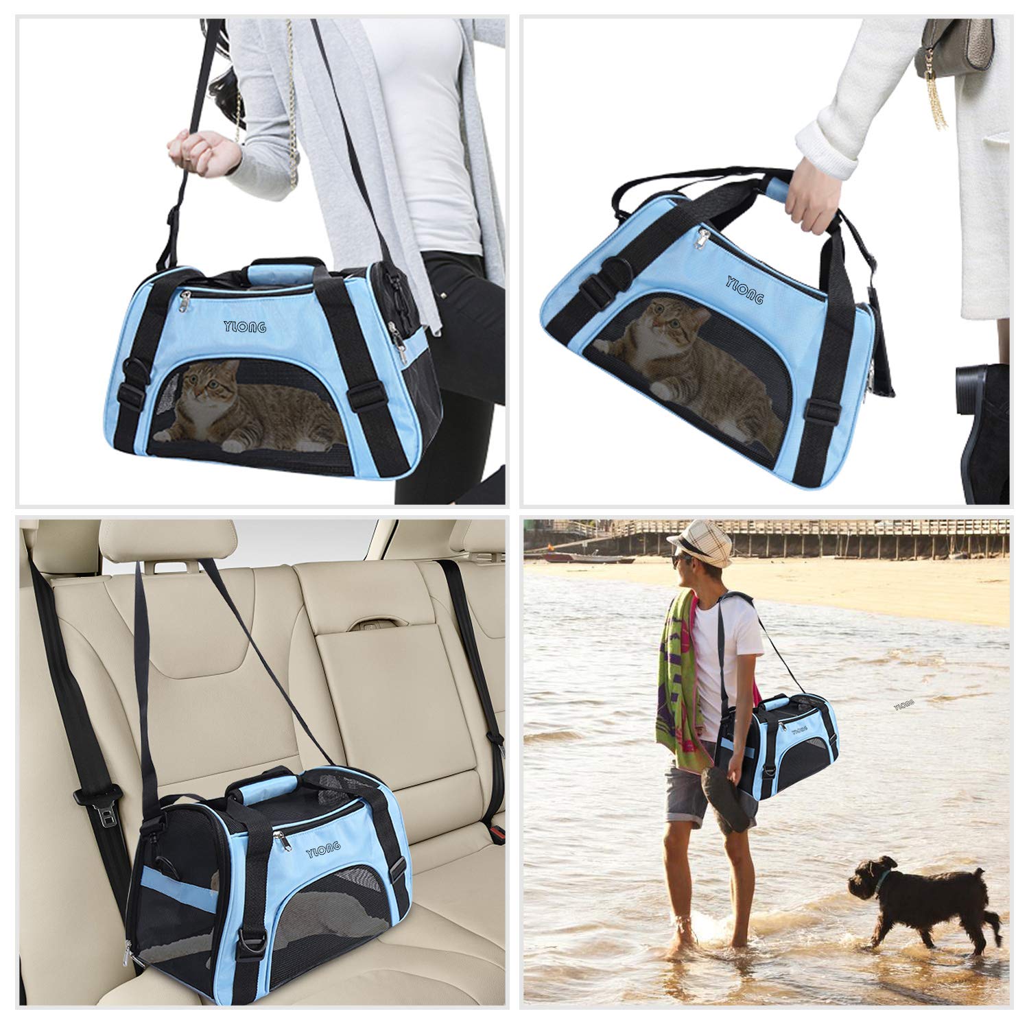 Portador YLONG resistente al agua con cierres-seguros para viajes.