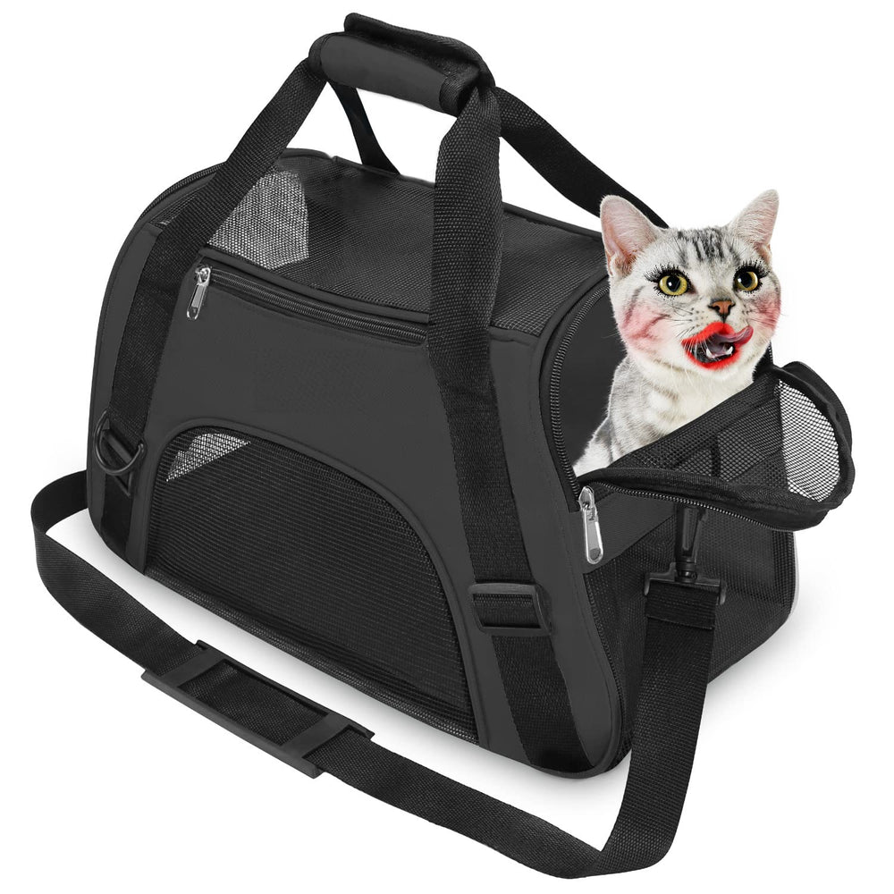Transportín YLONG para gato dentro del avión, cómodo y aprobado para aerolíneas.