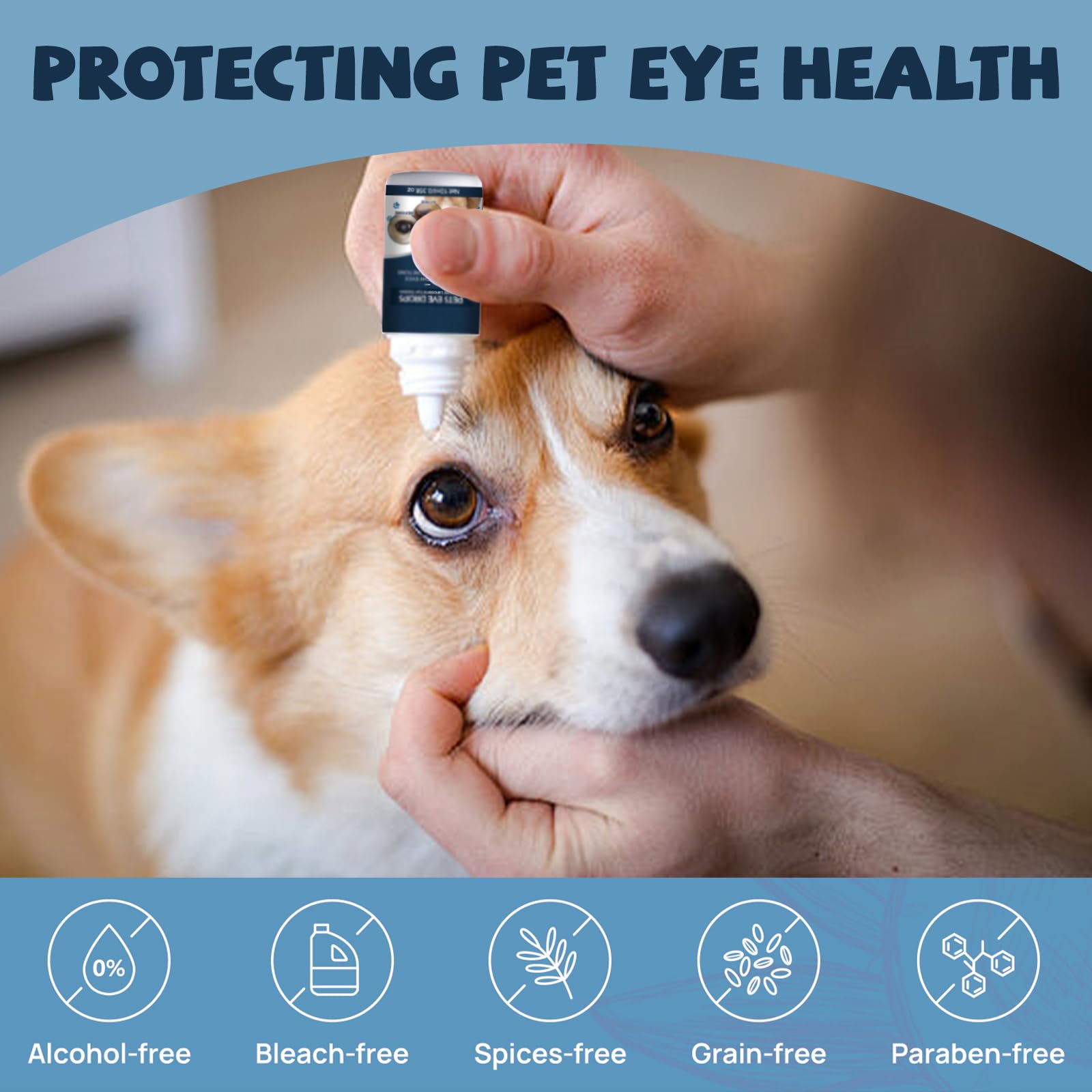 Yocisku pet eye care packaging suitable for households with multiple animals.