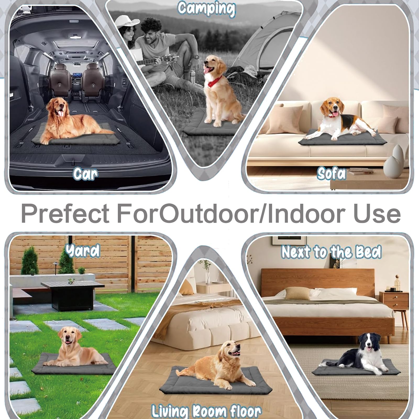 YOFANG kennel pad used inside crate or pet house for comfort