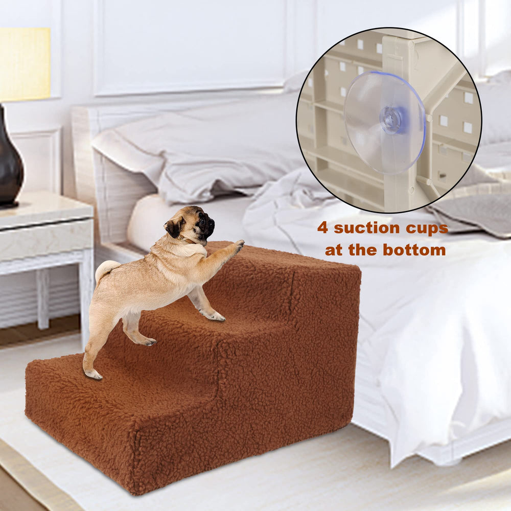YOFIT Doggy Steps bottom plastic beam enhances overall durability.