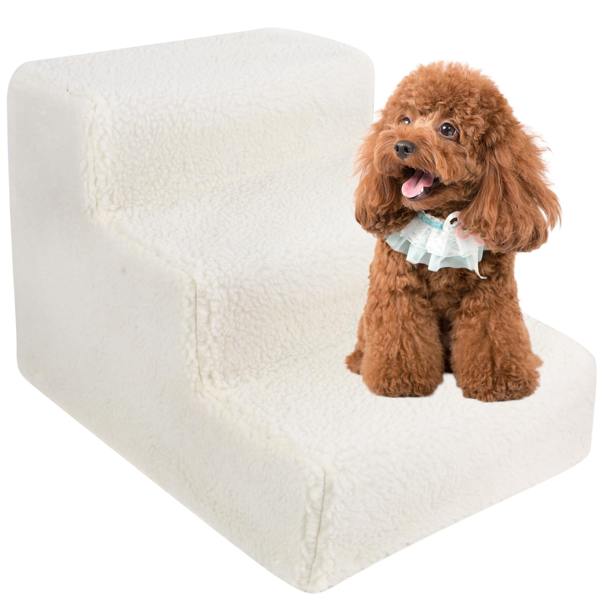 YOFIT Doggy Steps close-up of non-slip tread for confident footing.