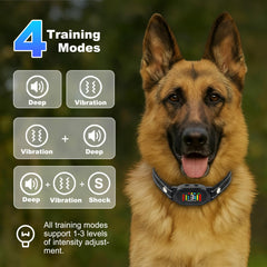 YOGAL dog bark collar worn on the neck for comfortable daily wear