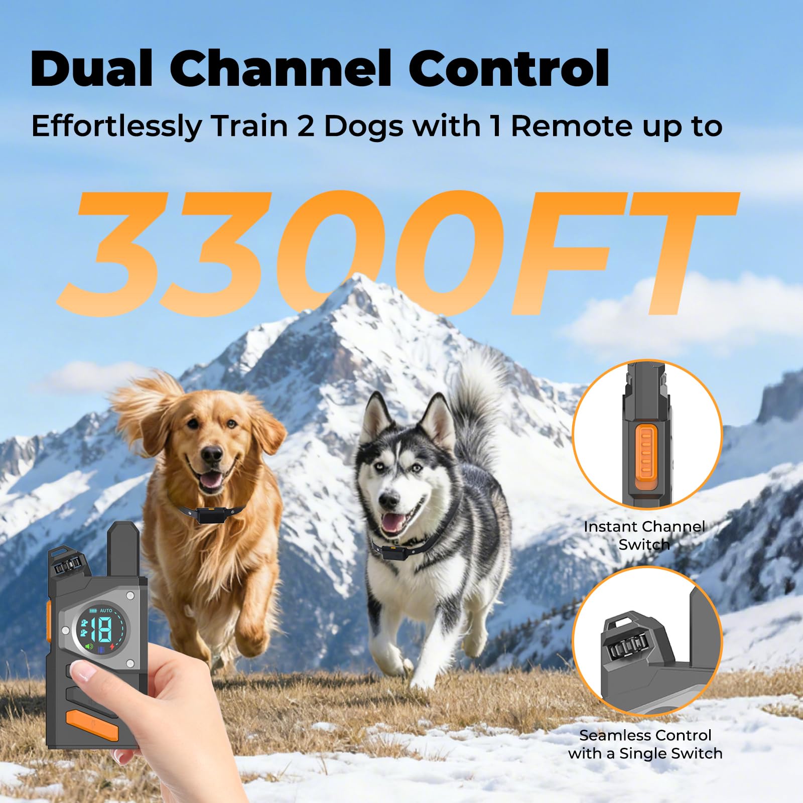 YOGAL training mode shows beep, vibration, and shock options for indoor training.