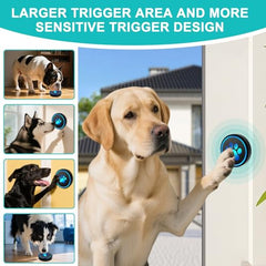 Yoiilifee dog doorbell outdoor-use highlights weatherproof outdoor placement.
